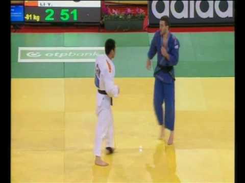 JUDO 2009 Tournois de Paris: Aljaz Sedej (SLO) - Yewen Li (CHN)