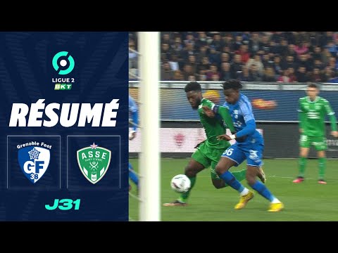 GRENOBLE FOOT 38 - AS SAINT-ÉTIENNE (0 - 2) - Résumé - (GF38 - ASSE) / 2022-2023
