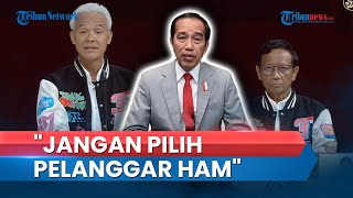 Kutip Pernyataan Jokowi, Ganjar Minta Rakyat Tak Pilih Pemimpin yang Punya Rekam Jejak Pelanggar HAM