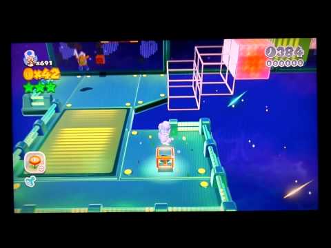 [Super Mario 3D World] World 4-3 Beep Block Skyway Speedrun in 58 seconds