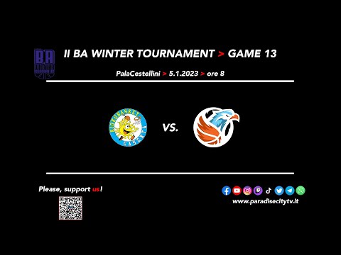 Highlights 2° BA Winter Tournament 2023 - Game 13 - FINALE 1 - Kiokobasket Caserta vs. Sokol Prazsky