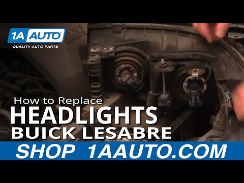 How to Replace Headlights 00-05 Buick LeSabre