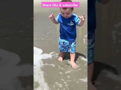 baby on beach ⛱️