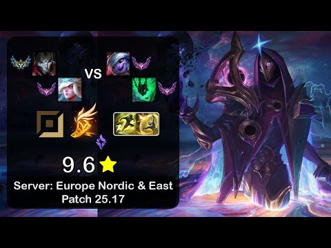 Jhin ADC + Janna vs Tristana + Thresh - EUNE Challenger - Patch 25.17