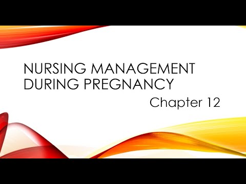 Ricci Nursing Management During Pregnancy Ch  12