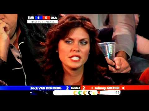 Mosconi Cup 2012 Day 3 Match 2 Van Den Berg vs Archer