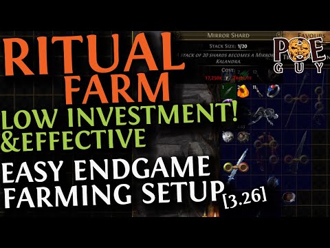 [3.26] A GREAT RITUAL FARMING SETUP / Low Investment, Good Currency, and EASY Supplementary Content.