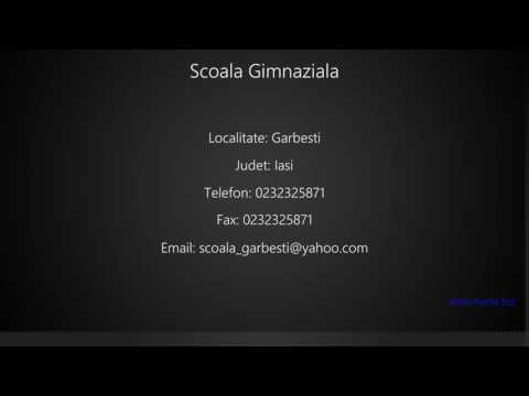 Scoala Gimnaziala Garbesti