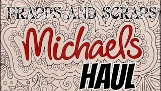 Michael’s craft store haul Aug 2026