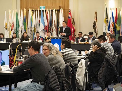 NAN Press Conference Minister Rickford and NAN Grand Chief Alvin Fiddler and Frank McKay