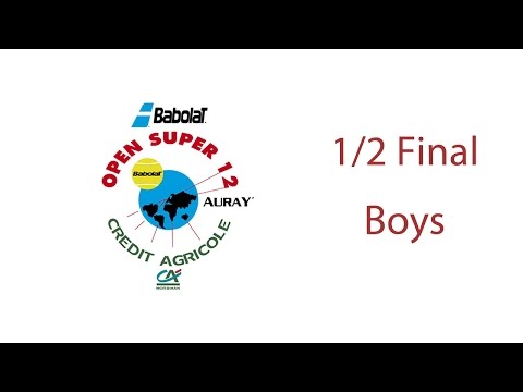 Derrick CHEN vs Aristarkh SAFONOV : Boys 1/2 final - Open Super 12 Auray Tennis
