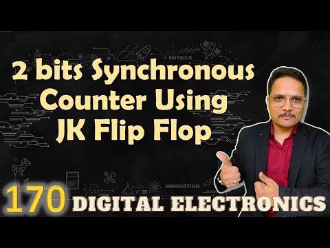 2 bits Synchronous Counter using JK Flip Flop Designing Circuit Working Digital Electronics