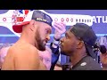 TYSON FURY TRIES TO INTIMIDATE DILLIAN WHYTE IN FULL FINAL FACE OFF & WEIGH IN