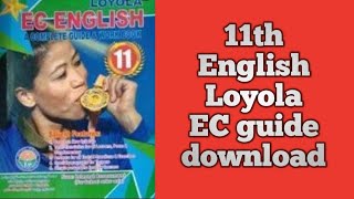 how to download 11 th english loyala guide in tamil #durgatechchannel