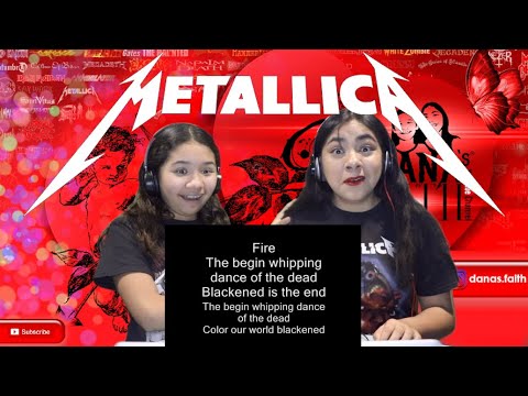 Two Girls React to Metallica - Blackened - Lyrics