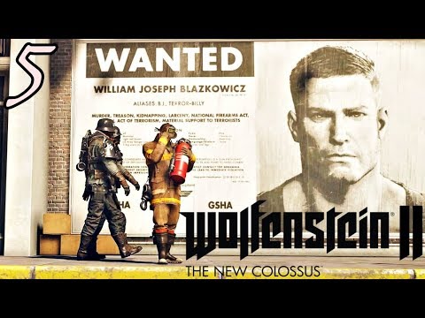 Wolfenstein 2 The New Colossus Gameplay Walkthrough Part 5