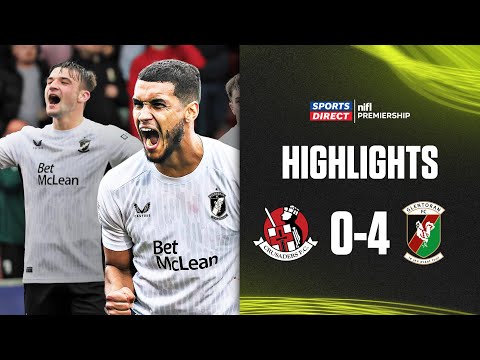 FOUR FOR THE GLENS! | Crusaders 0-4 Glentoran | #sportsdirectprem