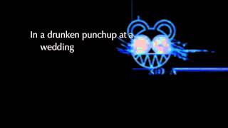 Radiohead - A Punchup at a Wedding. (No no no no no no no no no.) [Lyrics On Screen]