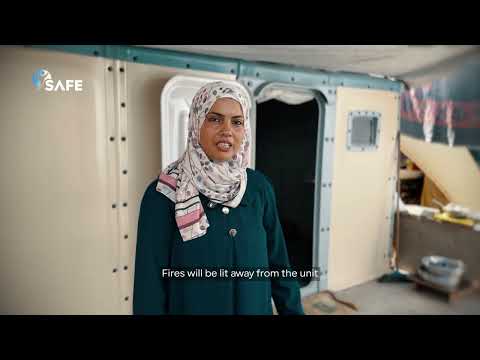 تعزيز العيش الآمن في وحدات الإسكان الإغاثية في غزة