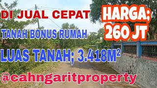 Download lagu QUICK SALE LAND WITH BONUS LIVABLE HOUSE SIZE; 3,418 M² 260 MILLION @cahngaritproperty mp3