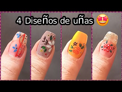 Diseños de uñas || Uñas 2024 Tendencias 😍✨️ 2Mints Easy Beautiful Nails 🥰👑