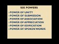 SIX POWERS IN NETWORK MARKETING