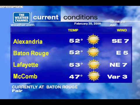 WeatherSTAR XL v.2 Emulator - Baton Rouge, LA