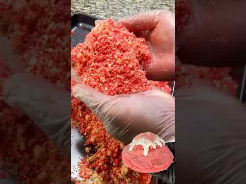 Strawberry Crunch Recipe | The One Actually Used on Real Orders #shorts #strawberryshortca