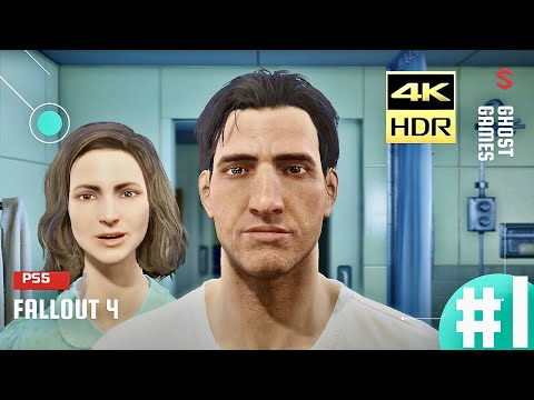Fallout 4 Walkthrough Part 1 | Playstation 5 4K HDR 60FPS Gameplay #fallout4