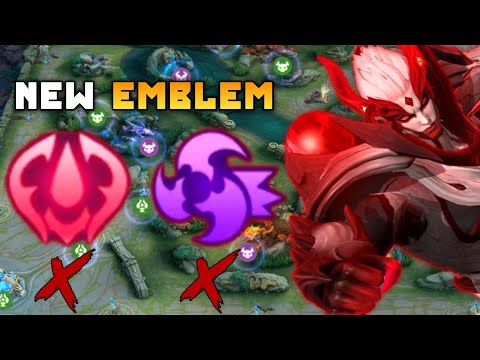 STOP USING FIGHTER/ASSASSIN EMBLEM! THIS NEW EMBLEM SET IS TOTALLY BROKEN | YU ZHONG MOBILE LEGENDS