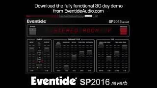 Video thumbnail for Eventide SP2016 Reverb Position Control Demo by Eventide Audio