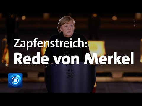 Großer Zapfenstreich: Rede von Kanzlerin Merkel