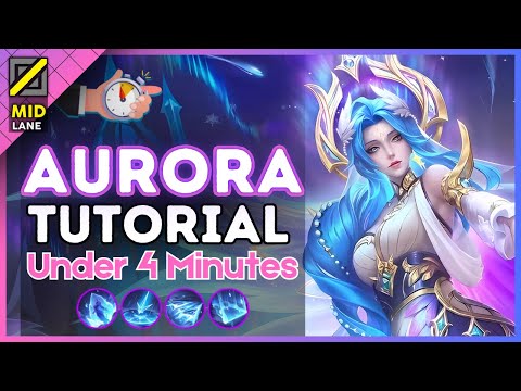 4-Minute Aurora Tutorial in the Mid Lane || (MLBB S37) 2025
