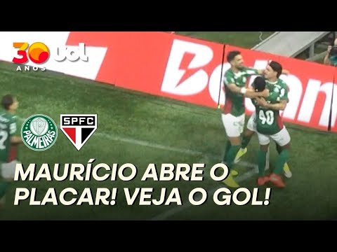 GOL DO PALMEIRAS! MAURÍCIO MARCA O PRIMEIRO GOL DO CLÁSSICO CONTRA O SÃO PAULO; VEJA O GOL