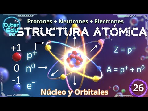 VIDEO 26: ESTRUCTURA ATÓMICA | Protones, Neutrones, Electrones | QUÍMICA ECOEMS 2026 - Anime ECOEMS 2026