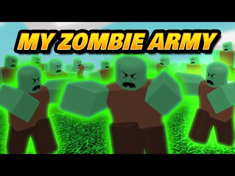 I made a ZOMBIE ARMY in Slap Battles Roblox