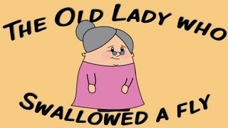 The Old Lady Who Swallowed A Fly (animal song for children)