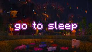 you can continue it tomorrow... (minecraft music w/ rain, water)