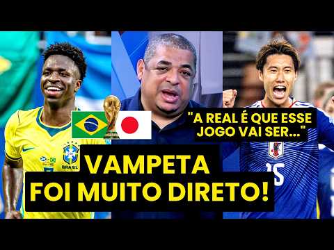 VAMPETA POLEMIZA! “JAPÃO??? Velho, o BRASIL pra mim vai…” OLHA o PALPITE para o MATA-MATA da COPA!