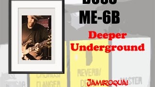 Video thumbnail for Boss ME-6B - "Deeper Underground" (Jamiroquai) by Gravidade Estudio