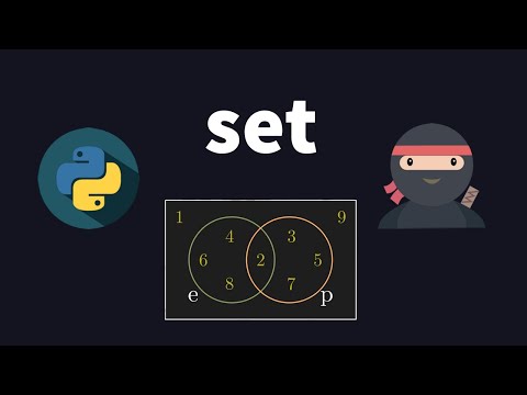 Python 3 Tutorial 08 Set And Set Operations