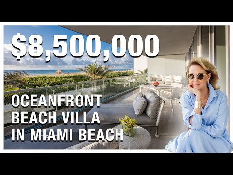 $8.5M Luxury Oceanfront Beach Villa in Miami Beach | 321 Ocean Drive # 201