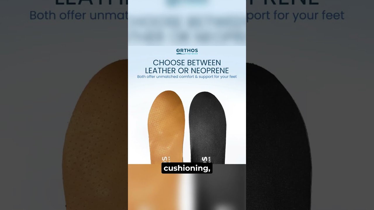 Watch ORTHOS Footwear Orthotic Insoles - Full Length - Made in USA video