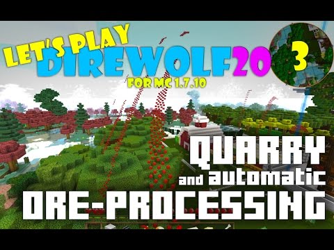 Let's Play FTB Direwolf20 - EP03: Ore You Gonna Eat That?