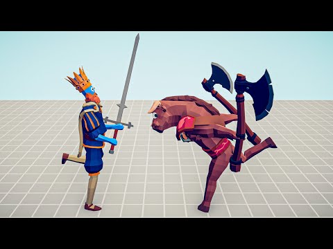 KING vs EVERY UNIT - Totally Accurate Battle Simulator TABS