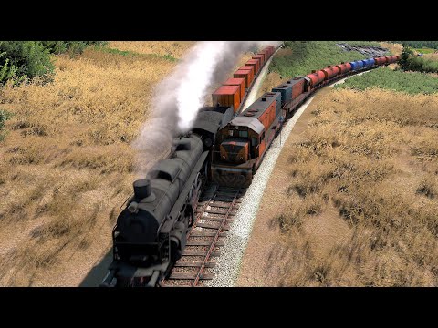 Derails and Blasts | Crash Compilation - Derail Valley 🔥 Part-04