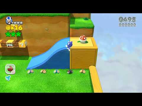 Super Mario 3D World 1-3 Speedrun - Time: 31 (Former WR)