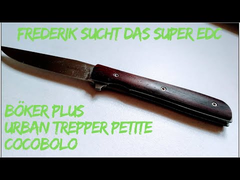 FSDSEDC #4 -Böker Urban Trapper Petite Cocobolo