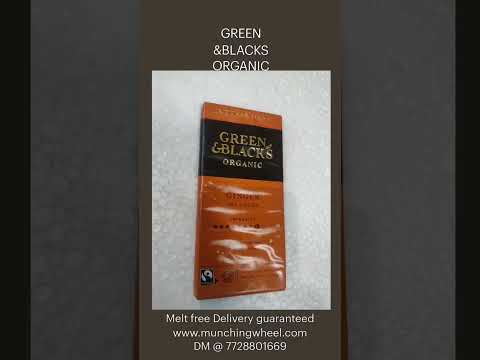 GREEN & BLACK'S ORGANIC CHOCOLATE ❤️www.munchingwheel.com DM@7728801669