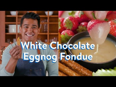 Make the Tastiest White Chocolate Eggnog Fondue | Chow Down with Walmart